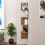 Hanah Home Estantería de Pared Walnut